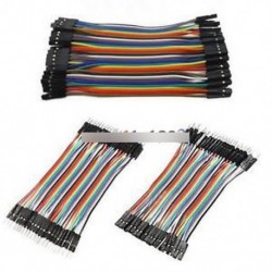 120PC 10cm huzal - 10/20CM Multi Dupont Male to Female próbapanel Jumper Wire Raspberry Pi Arduino