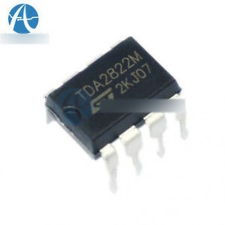 10PCS IC TDA2822M TDA2822 DIP-8 ST AMP AUDIO DUAL LOW VOLT