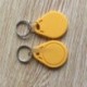 5db sárga RFID érzékelő közelség kártya IC kulcscímke kulcstartó 13.56MHz