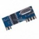 433 MHz-es HPD8406M ASK Superheterodyne vevőegység pontos 3.0 ~ 5.5V -115dBm