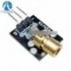 2db lézeres érzékelő modul 650nm 6mm piros lézer pont dióda rézfej F Arduino