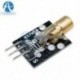 2db lézeres érzékelő modul 650nm 6mm piros lézer pont dióda rézfej F Arduino