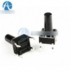 30db tapintható nyomógombos kapcsoló Tact Switch 6X6X13mm 4-pólusú DIP ÚJ