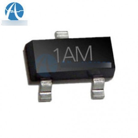100db 40V 200mA MMBT3904 SOT-23 2N3904 SMD NPN tranzisztor