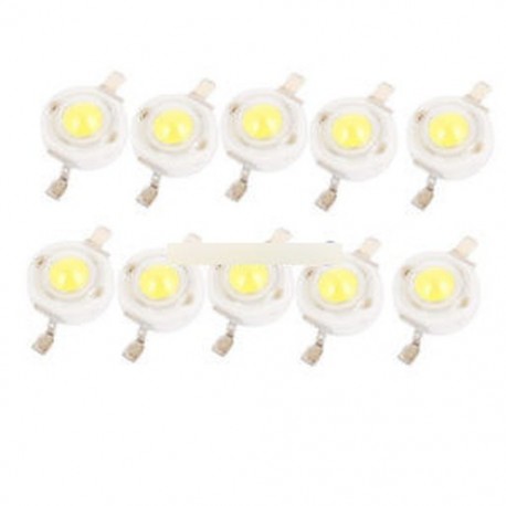 10db 1w nagy teljesítményű LED forgács SMD gyöngyök  fehér 1Watt