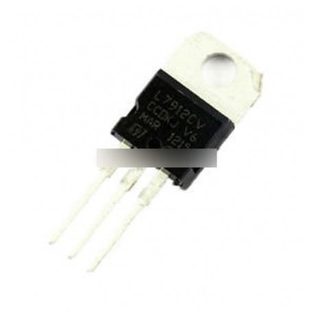 5db IC L7912CV L7912 7912 TO-220 ST feszültségszabályozó 12V ST ÚJ