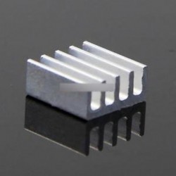 10db 11x11x5mm alumínium hőelnyelő a memória chiphez IC A