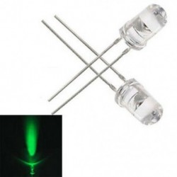 50db 5mm kerek zöld víz tiszta LED fény dióda készlet
