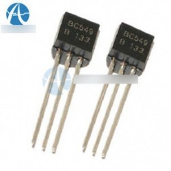 30db BC549 TO-92 30V 0.1A alacsony zajszintű erősítő tranzisztor NPN