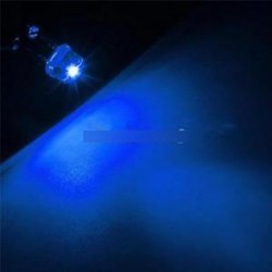 10db 8MM szalma kalap 0,5W fehér kék LED fénykibocsátó dióda kék fény