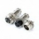 1Pair 16MM GX16-2Pin Aviation dugasz férfi női panel alváz fém csatlakozó