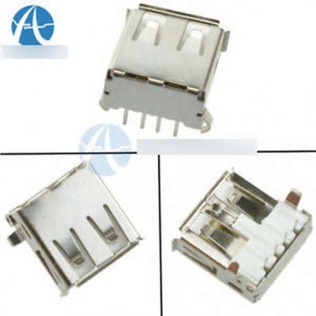 5db USB A típusú női aljzat A / F 90 fokos női csatlakozó