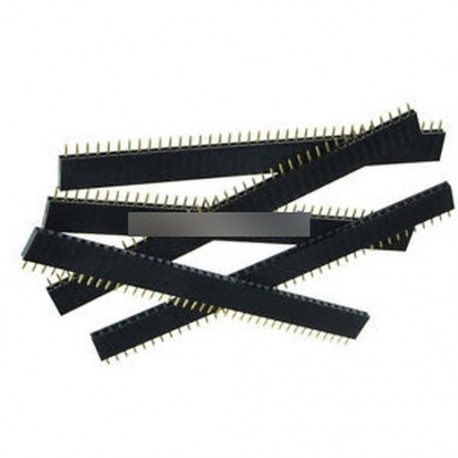 5db 40Pin 2,54mm Egysoros egyenes női pólusú fejpánt PBC Ardunio