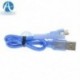 Kiváló minőségű, 30 cm-es USB 2.0 A férfi és mikro USB 5-pólusú férfi adat töltő kábel kábel