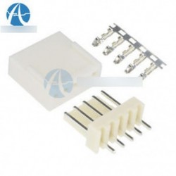 10db KF2510-5P 2,54 mm-es Pin fejléc   Terminál   Ház csatlakozó készlet