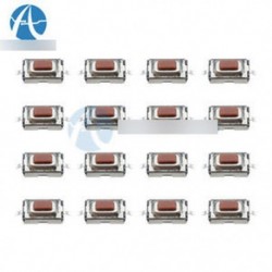 20db 3X6X2.5mm tapintható nyomógombos kapcsoló Tact kapcsoló Micro Switch 2 pin SMD AL