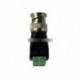 2db BNC férfi CAT5 CCTV videóadapter Koaxiális koaxiális balun kamera TV csatlakozó