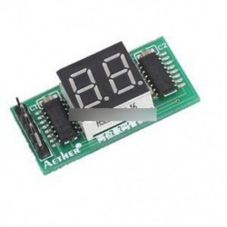 74HC595 2Bit 2 számjegyű LED Nixie csöves kijelző modul 3.3V-5V digitális cső