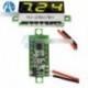 Sárga 0,28 "2 vezetékes Mini DC digitális panel Voltmeter panel szerelés LED feszültség