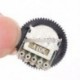 10db A103 10K duplex hajtómű potenciométer A10K 16x2mm 5pin az MP3 MP3 MP4 rádióhoz