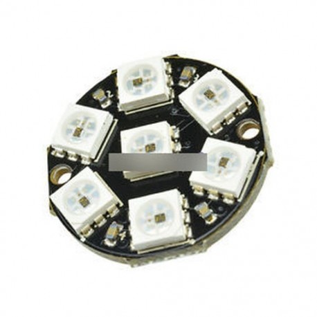 7-bites WS2812 5050 RGB LED gyűrű kerek díszítés izzó Arduino
