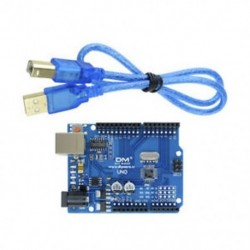 CH340G UNO R3 kártya   kábel - UNO R3 Kompatibles panel mit Atmel ATmega328P 16MHz CH340 CH340G USB