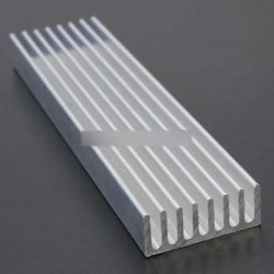 100x25x10mm alumínium hűtőborda hűtő LED teljesítmény IC tranzisztor számítógéphez