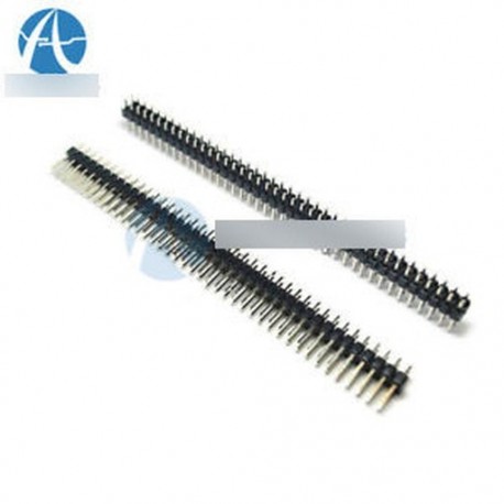 10db 40Pin 2,54mm Dupla soros, egyenes férfi pólusú fejpánt PBC Ardunio