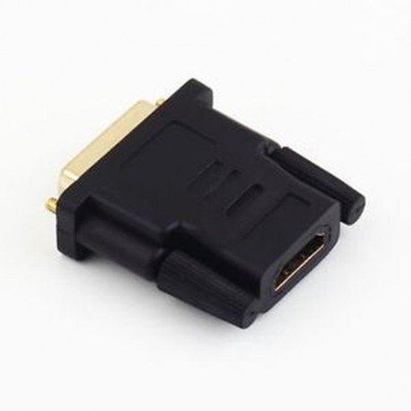 24   1Pin DVI Male-HDMI női adapter Aranyozott M F átalakító HDTV LCD-hez