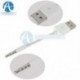 USB töltő adatszinkronizáló kábel vezetője az Apple iPod Shuffle 1. második generációjához