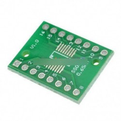 20db SOP16 SSOP16 TSSOP16 - DIP16 0.65 / 1.27mm IC adapter PCB kártya teteje