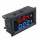 100 V 10A voltmérő ampermérő - DC 100V 10A feszültségmérő, kék   piros LED Amp Dual Digital Volt Amp mérő
