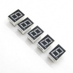 10db piros 7 szegmens 0.5 "LED kijelző Digitális cső közös anód 1 bit