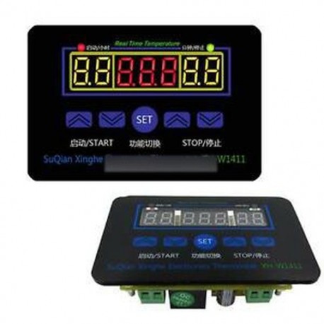 AC 220V - 12V 220V XH-W1411 LED hőmérséklet szabályozó 10A termosztát vezérlő kapcsoló szonda