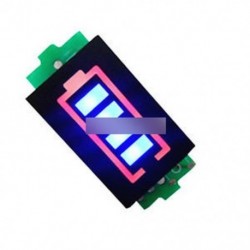 2S lítium akkumulátor kapacitás jelző modul 8.4V kék kijelző teljesítménymérő