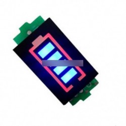 4S lítium akkumulátor kapacitásjelző modul 16,8V kék kijelző teljesítménymérő