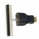 3 in 1 Raspberry Pi Zero Kit Mini HDMI-HDMI adapter   Micro USB   GPIO fejléc