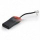 10db Új nagysebességű USB 2.0 Mini Micro SD T-Flash TF M2 memóriakártya-olvasó