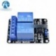 5V kétcsatornás relé modul optocsatolóval PIC AVR DSP ARM Arduino készülékhez