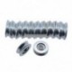10db V623ZZ görpróbapanel csapágy miniatűr csapágy V-horony csapágyak 3 * 12 * 4mm