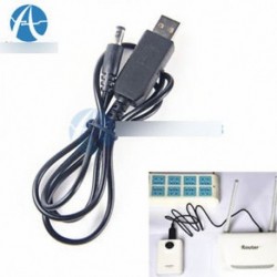 DC-DC USB 5V - 9V DC jack 5.5mmx2.1mm Fokozatos tápegység-átalakító kábelkábel