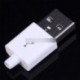 10db férfi USB csatlakozó USB 2.0 csatlakozó adapter készlet A-típusú 5P fehér DIY komponensek