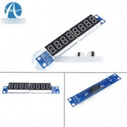 MAX7219 LED Dot Matrix 8 számjegyű digitális cső kijelző vezérlőmodul Arduino
