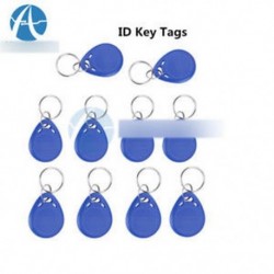 10 * ID kulcscímkék - USB RFID közelségérzékelő Smart ID kártyaolvasó 125KHz EM4100 IC kulcstartó kulcscímke