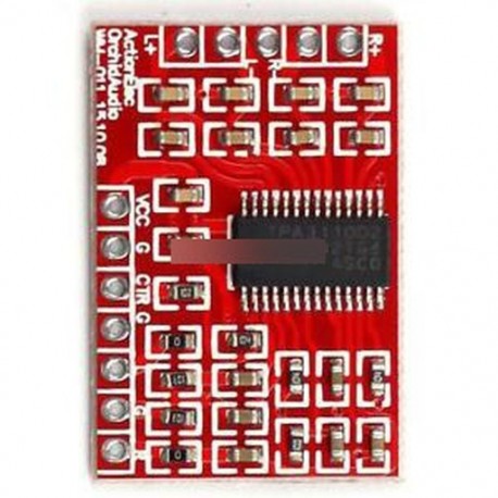 TPA3110 15W   15W kétcsatornás digitális audio sztereó 2.0 erősítőpanel modul