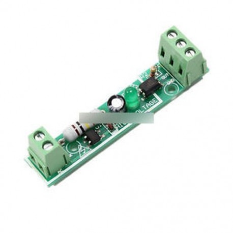 1-bites AC 220V optocsatoló leválasztó modul feszültségérzékelő panel PLC-re adaptív