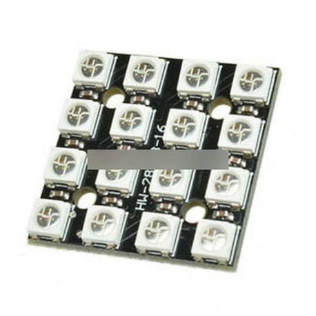 RGB LED 4x4 16Bit WS2812 5050 RGB LED   Integrált illesztőprogramok Arduino