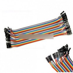 ÚJ 80db Dupont drótkábelek 1p-1p pin csatlakozó 2.54mm 20cm Nő arduino-hoz