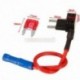 Mini - 12V ACS Adjunk hozzá egy áramköri biztosítékot Micro / Mini / Standard TAP adapterblokk biztosítéktartó 10A