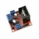 25W L298N kettős H híd DC léptetőmotor L298N meghajtó vezérlőpanel modul